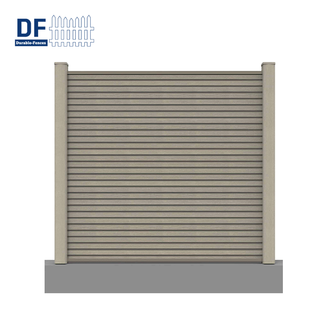 Slatted Composite Fencing